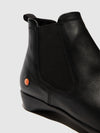 Chelsea Ankle Boots FARY630SOF BLACK W/BLACK ELASTIC
